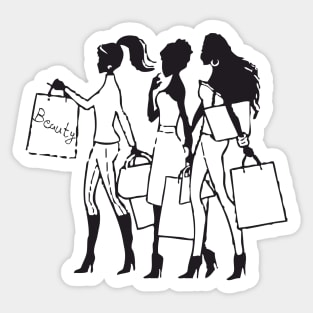 Shopping Lovers Sticker